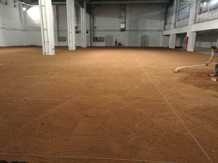 紅土場(chǎng)地面層材料介紹