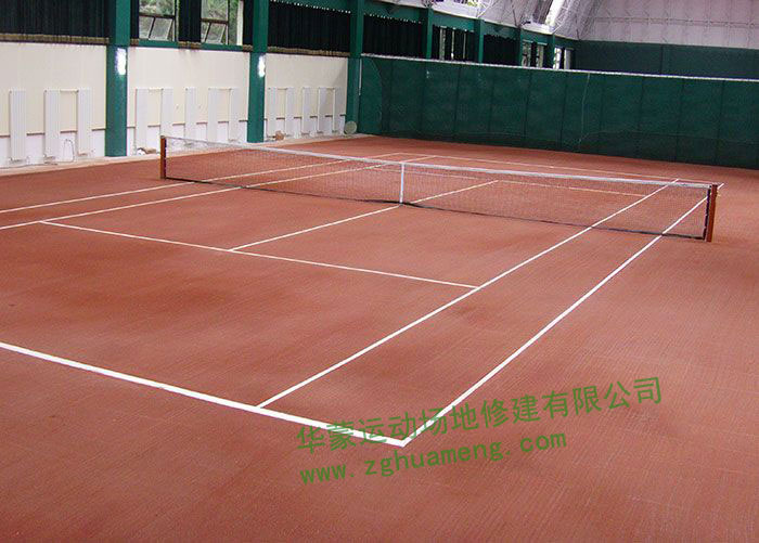 內(nèi)蒙古黨委紅土網(wǎng)球場建造